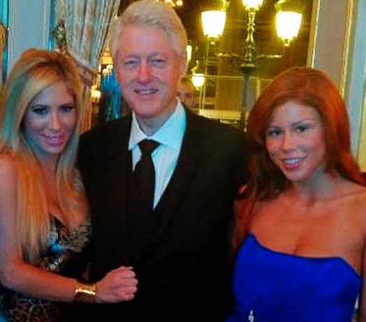 Tasha Reign and Bill Clinton