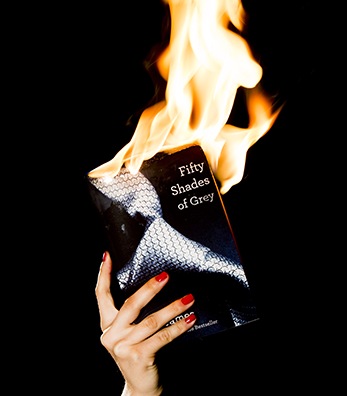 The November 5th, 2012 Book Burning may bring some publicity for Fifty Shades or Grey and the BSDM community rather than against it