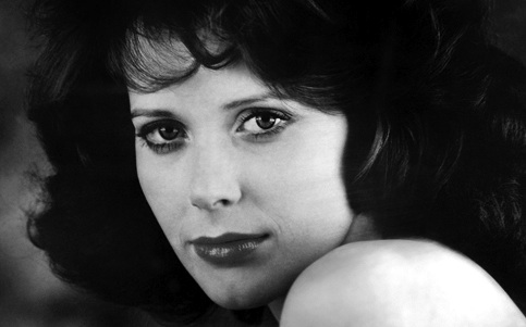 Sylvia Kristel Black and White Headshot