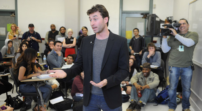 James Deen In Classroom